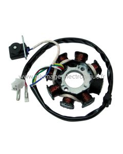 Stator alternateur KYMCO AGILITY 4T R16 50 (2008-2012) - Marque : BCR - Référence d'origine : 131031