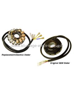 Stator d'allumage + eclairage SEM KTM 2 temps - ST5525L